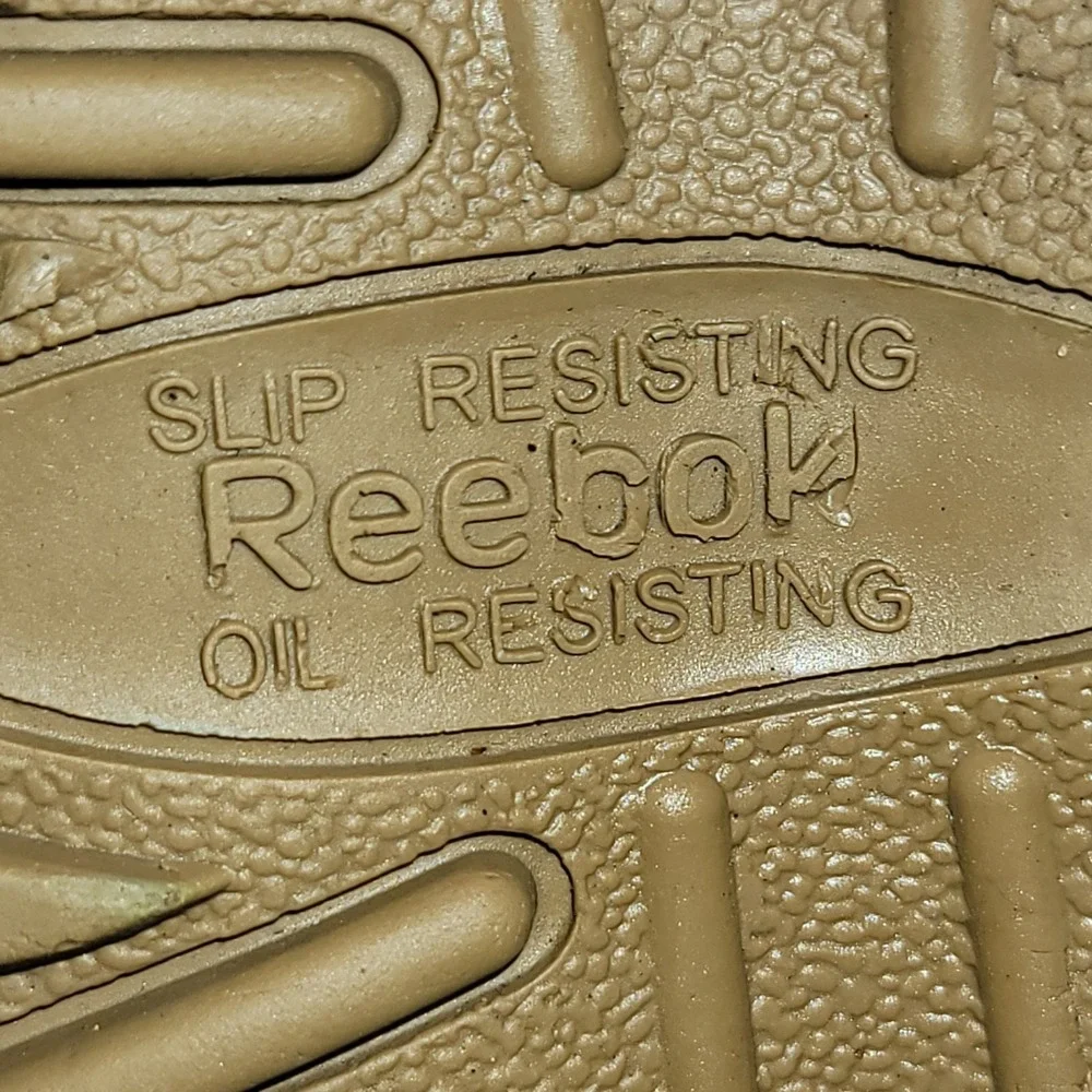 Reebok Rapid Response RB8850‎ Men's 9 M Composite Toe Side Zip Work Boots Coyote